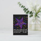 Starry Night Business Card (Standing Front)