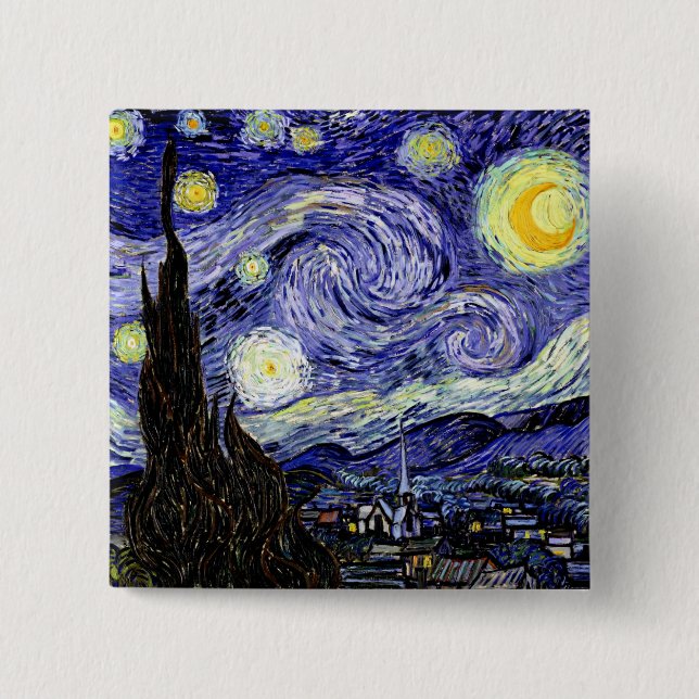 Starry Night Button (Front)