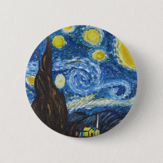 Starry Night Button