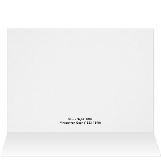 Starry Night by Van Gogh (Inside Horizontal (Top))