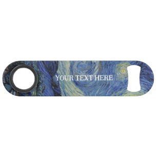 "Starry Night" by Van Gogh Bar Key