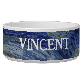 "starry Night" By Van Gogh Bowl by decodesigns at Zazzle