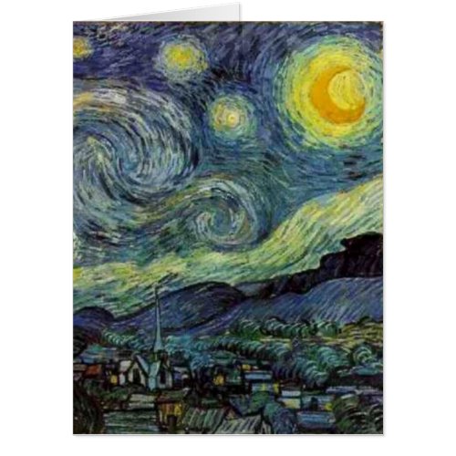 Starry Night by van Gogh Card