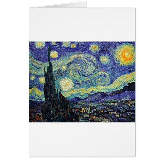 Starry Night by van Gogh Cards (Front)