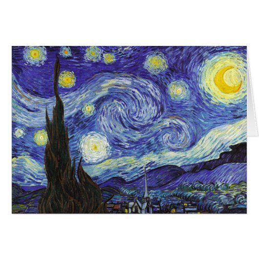 Starry Night by Van Gogh Cards (Front Horizontal)