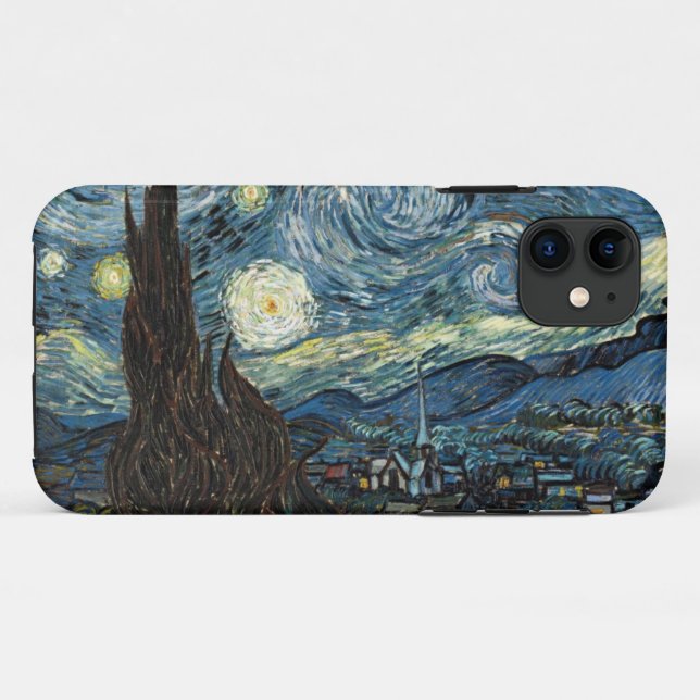 Starry Night by Van Gogh Case-Mate iPhone Case (Back (Horizontal))