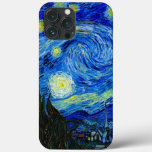 Starry Night By Van Gogh Iphone 13 Pro Max Case at Zazzle