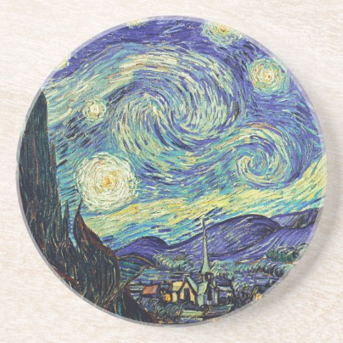 Starry Night by van Gogh Drink Coaster