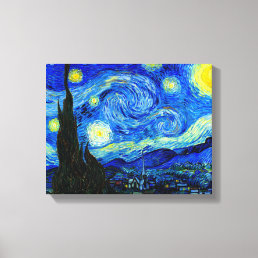 Starry Night by Van Gogh Fine Art Canvas Print