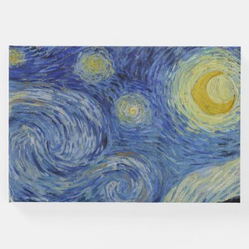 "starry Night" By Van Gogh Guest Book by decodesigns at Zazzle