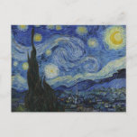 &quot;Starry Night&quot; by Van Gogh Holiday Postcard