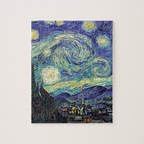 Starry Night by van Gogh Jigsaw Puzzle
