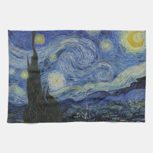 "Starry Night" by Van Gogh Kitchen Towel
