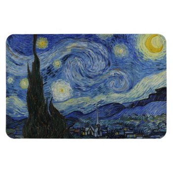 "starry Night" By Van Gogh Magnet by decodesigns at Zazzle