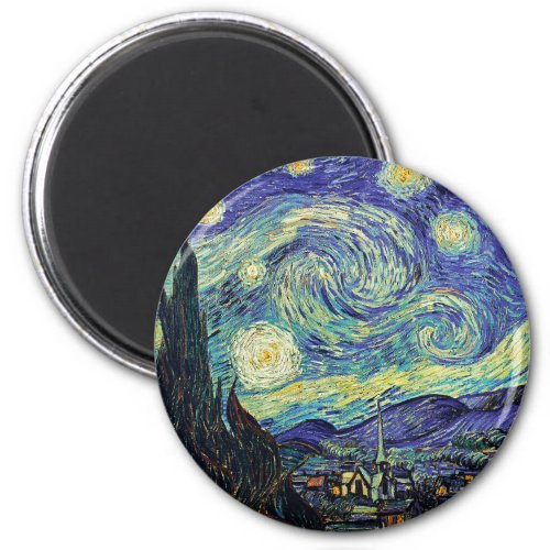 Starry Night by van Gogh Magnet