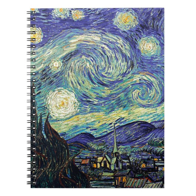 Starry Night by van Gogh Notebook (Front)