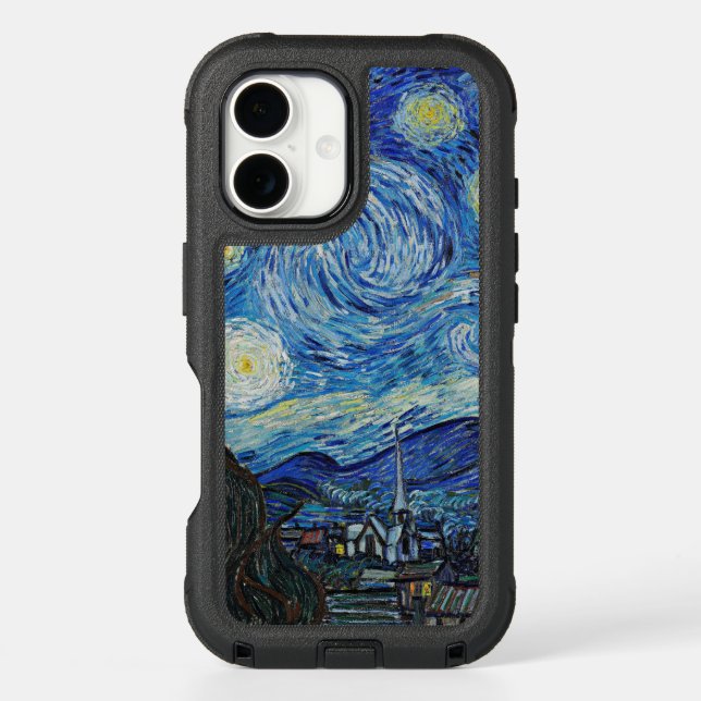 Starry Night by Van Gogh, Otterbox iPhone Case (Back)
