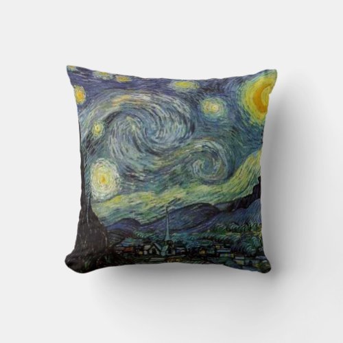Starry Night by van Gogh Pillow