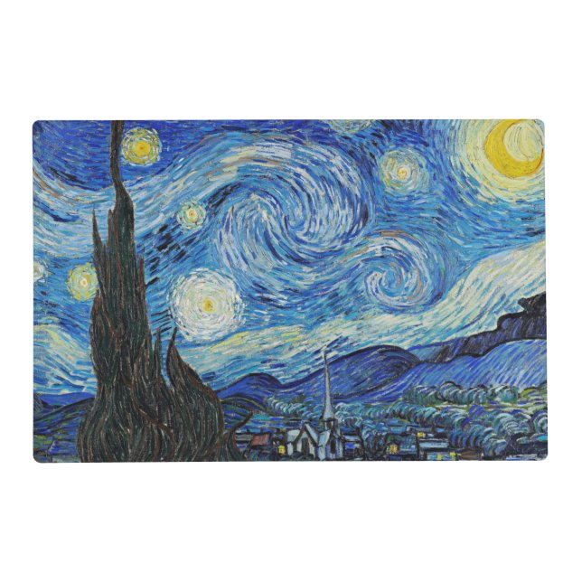 Starry Night by Van Gogh, Placemat (Front)