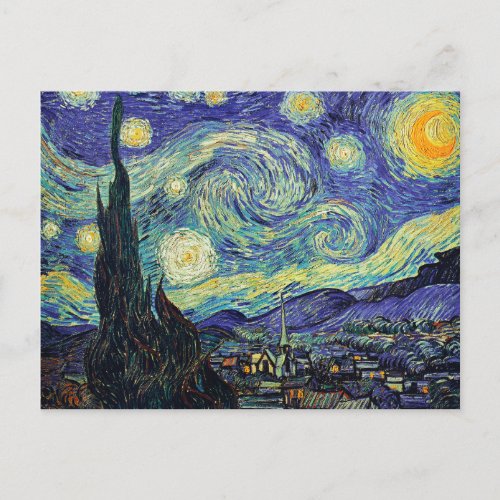 Starry Night by van Gogh Postcard