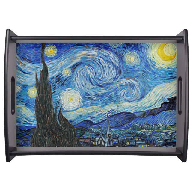 Starry Night by Van Gogh, Serving Tray (Front)
