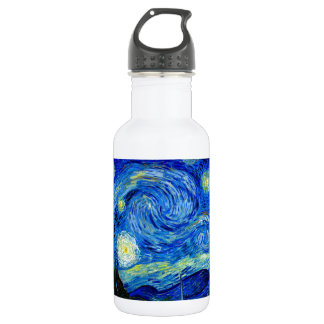 Starry Night by Van Gogh Stainless Steel Water Bottle