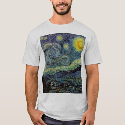 Starry Night by van Gogh T_Shirt