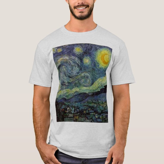 Starry Night by van Gogh T-Shirt (Front)