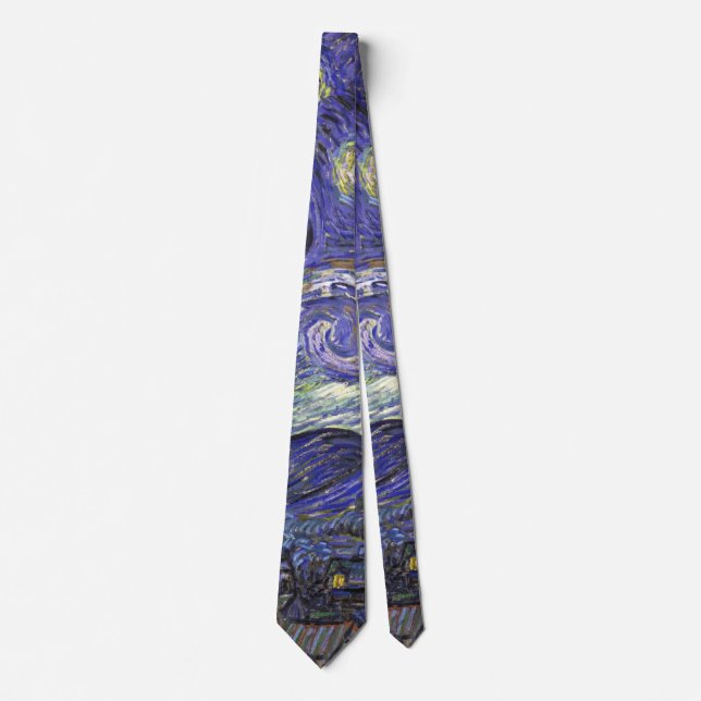 Starry Night by Van Gogh tie (Front)