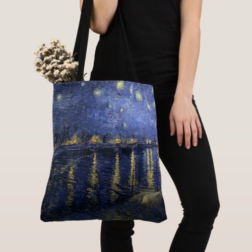 Starry Night by van Gogh Tote Bag