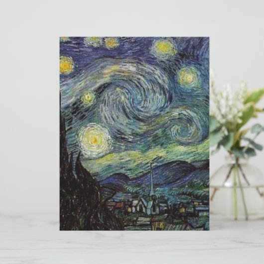 Starry Night by Vincent van Gogh. (Standing Front)