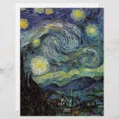 Starry Night by Vincent van Gogh. (Front/Back)