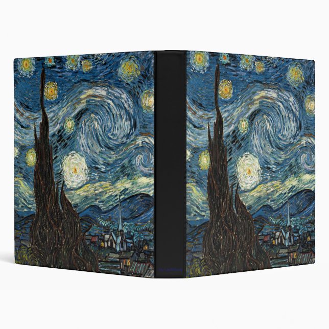 Starry Night by Vincent van Gogh Binder (Background)