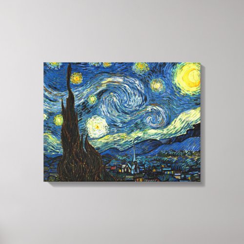 Starry Night by Vincent Van Gogh Canvas Art