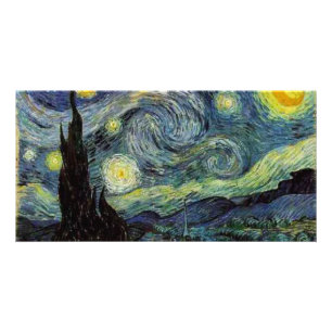 Starry Night by Vincent van Gogh. Card