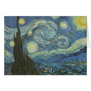 Starry Night by Vincent Van Gogh Cards
