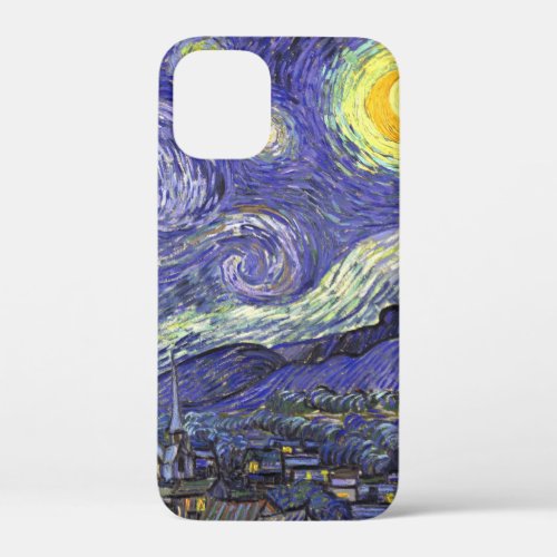 Starry Night by Vincent van Gogh iPhone 12 Mini Case