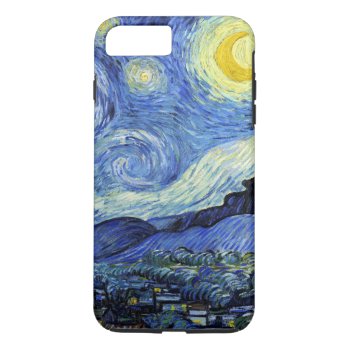 Starry Night By Vincent Van Gogh Iphone 8 Plus/7 Plus Case by mangomoonstudio at Zazzle