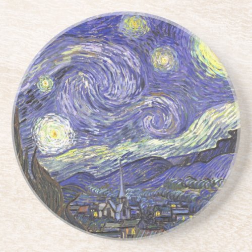 Starry Night by Vincent van Gogh Coaster