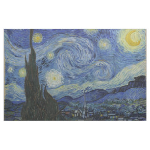 Starry Night by Vincent Van Gogh Fabric
