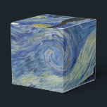Starry Night by Vincent Van Gogh Favor Boxes<br><div class="desc">One of the most famous paintings by Vincent Van Gogh. Starry Night is a beautiful blue oil on canvas painting by Van Gogh and this is the highest available quality on Zazzle so you can expect top quality printing results. Available on many diffrent gifts, electronic cases, prints and more! Just...</div>