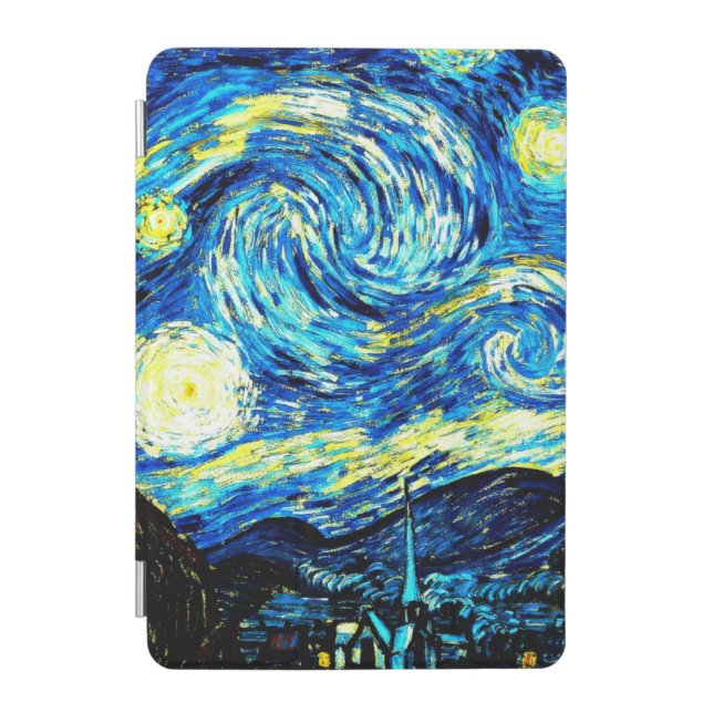 Starry Night by Vincent van Gogh iPad Mini Cover (Front)