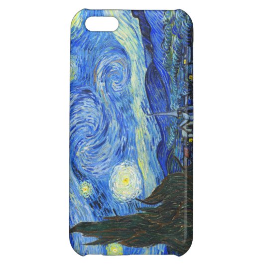 Starry Night by Vincent van Gogh iPhone Case (Back)