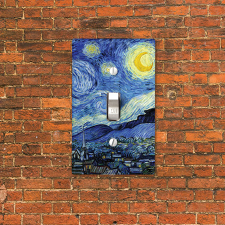 Starry Night By Vincent Van Gogh Light Switch Cover
