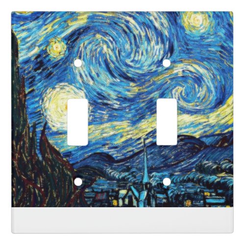 Starry Night by Vincent van Gogh, Light Switch Cover