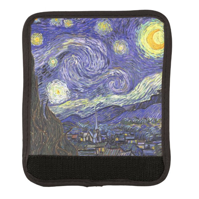 Starry Night by Vincent van Gogh Luggage Handle Wrap (Front)