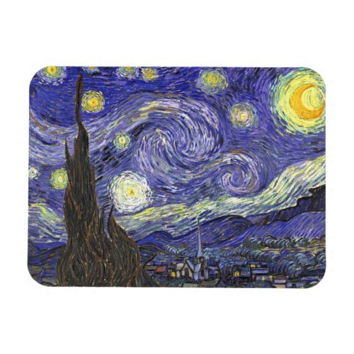 Starry Night by Vincent van Gogh Magnet