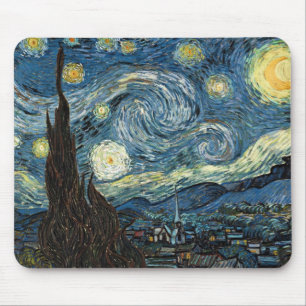 Starry Night by Vincent van Gogh Mouse Pad