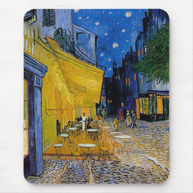 Starry Night by Vincent van Gogh Mouse Pad (Front)