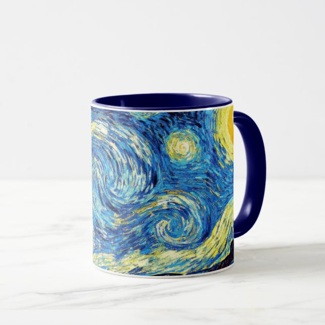 Starry Night by Vincent van Gogh Mug (Front Right)